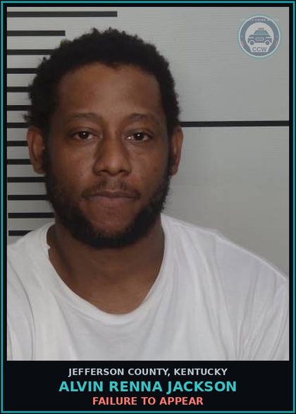 CCW arrest card for Alvin Renna Jackson in Jefferson County: FAILURE TO APPEAR