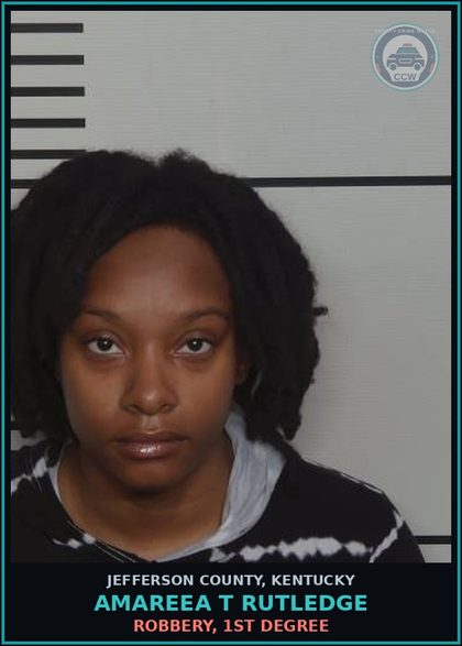 CCW arrest card for Amareea T Rutledge in Jefferson County: ESCAPE 2ND DEGREE-(IDENTIFY FACILITY)