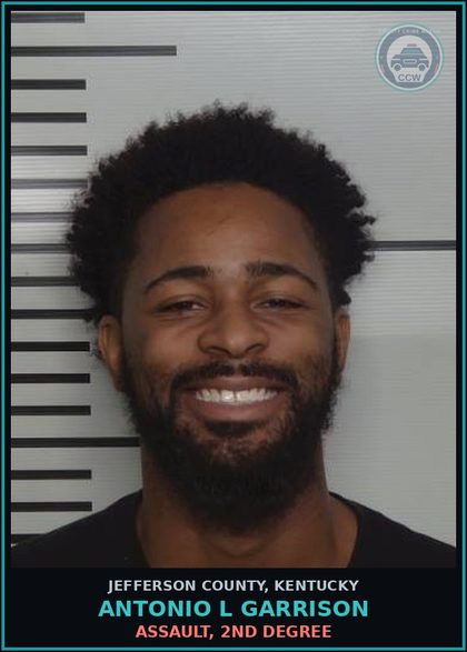 CCW arrest card for Antonio L Garrison in Jefferson County: ASSAULT, 2ND DEGREE