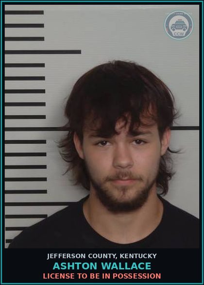 CCW arrest card for Ashton Wallace in Jefferson County: SPEEDING 26 MPH OR > SPEED LIMIT