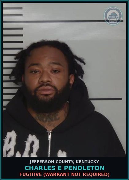 CCW arrest card for Charles E Pendleton in Jefferson County: FUGITIVE (WARRANT NOT REQUIRED)