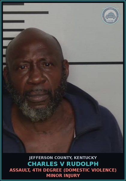 CCW arrest card for Charles V Rudolph in Jefferson County: VIOLATION OF TIPO/IPO (ENHANCED)