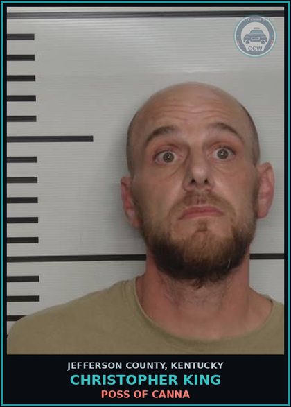 CCW arrest card for Christopher King in Jefferson County: ALCOHOL INTOX IN A PUBLIC PLACE (1ST & 2ND OFFENSE
