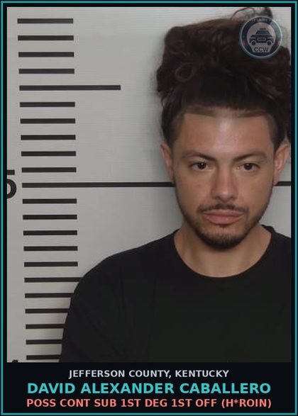 CCW arrest card for David Alexander Caballero in Jefferson County: CRIMINAL TRESPASS-1ST DEGREE