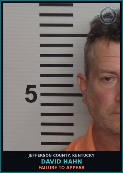 CCW arrest card for David Hahn in Jefferson County: FAILURE TO APPEAR