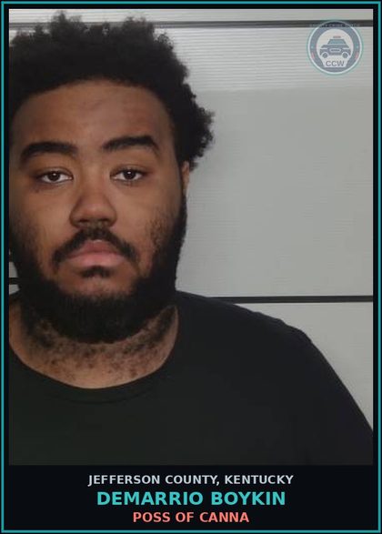 CCW arrest card for Demarrio Boykin in Jefferson County: SPEEDING 19 MPH OVER LIMIT