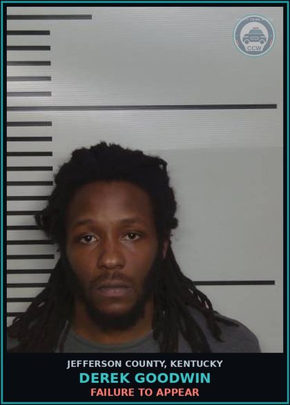 CCW arrest card for Derek Goodwin in Jefferson County: FAILURE TO APPEAR