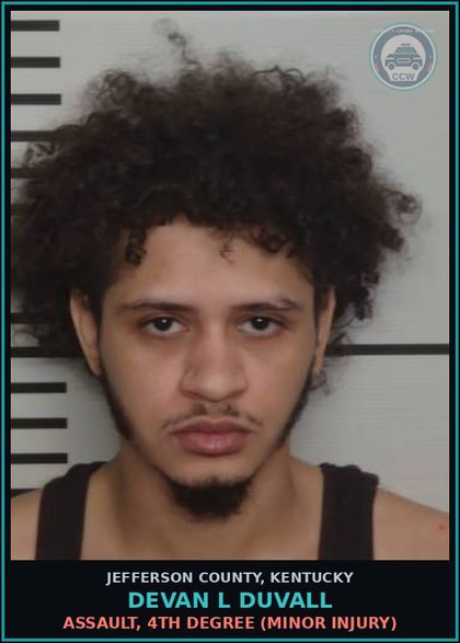 CCW arrest card for Devan L Duvall in Jefferson County: WANTON ENDANGERMENT-1ST DEGREE