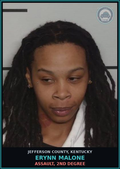 CCW arrest card for Erynn Malone in Jefferson County: POSS OF Canna
