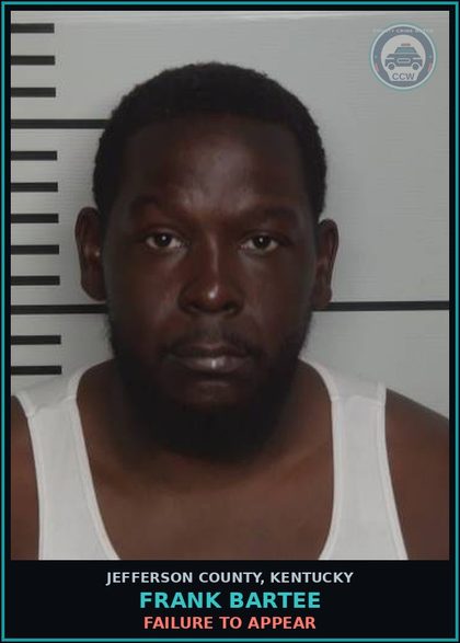 CCW arrest card for Frank Bartee in Jefferson County: FAILURE TO APPEAR
