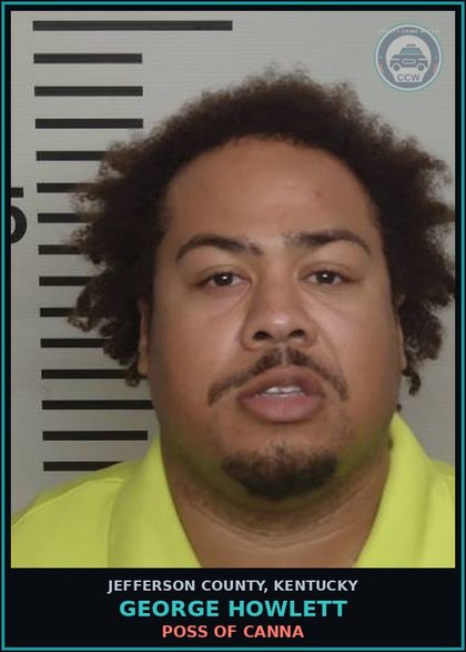 CCW arrest card for George Howlett in Jefferson County: FAILURE OF OWNER TO MAINTAIN REQUIRED INS/SEC, 1ST OFF