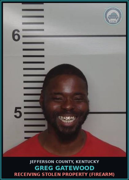 CCW arrest card for Greg Gatewood in Jefferson County: CRIMINAL TRESPASSING-3RD DEGREE