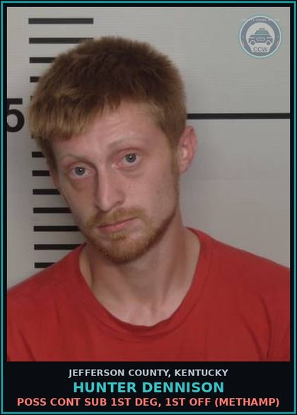 CCW arrest card for Hunter Dennison in Jefferson County: STRANGULATION 2ND DEGREE (DOMESTIC VIOLENCE RELATED)