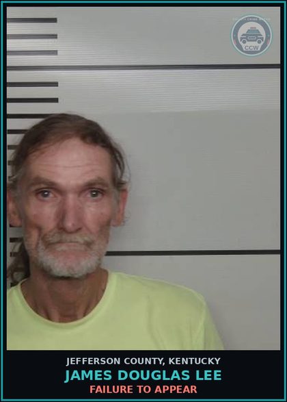 CCW arrest card for James Douglas Lee in Jefferson County: FAILURE TO APPEAR
