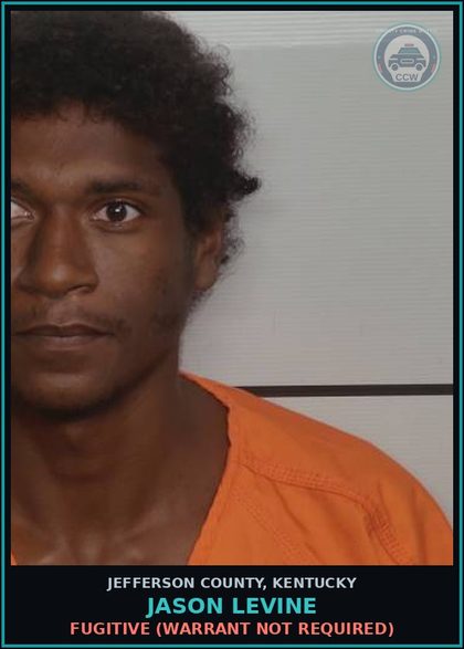 CCW arrest card for Jason Levine in Jefferson County: FUGITIVE (WARRANT NOT REQUIRED)