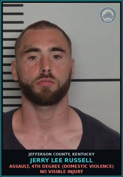 CCW arrest card for Jerry Lee Russell in Jefferson County: CRIMINAL MISCHIEF 2ND DEGREE