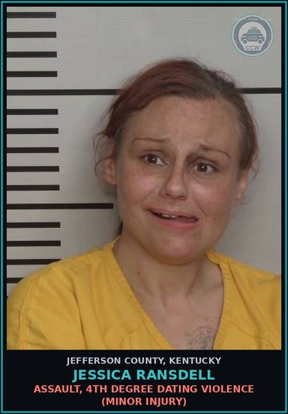 CCW arrest card for Jessica Ransdell in Jefferson County: ASSAULT, 4TH DEGREE DATING VIOLENCE (MINOR INJURY)