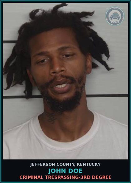 CCW arrest card for John Doe in Jefferson County: FLEEING OR EVADING POLICE, 1ST DEGREE (ON FOOT)