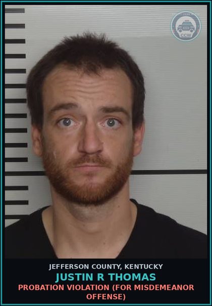 CCW arrest card for Justin R Thomas in Jefferson County: TBUT OR DISP SHOPLIFTING $500 < $1,000
