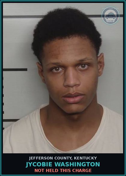 CCW arrest card for Jycobie Washington in Jefferson County: NOT HELD THIS CHARGE