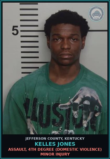 CCW arrest card for Kelles Jones in Jefferson County: STRANGULATION 1ST DEGREE (DOMESTIC VIOLENCE RELATED)