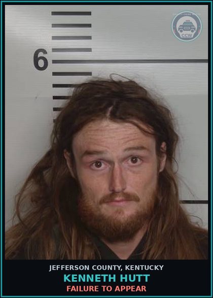 CCW arrest card for Kenneth Hutt in Jefferson County: FAILURE TO APPEAR