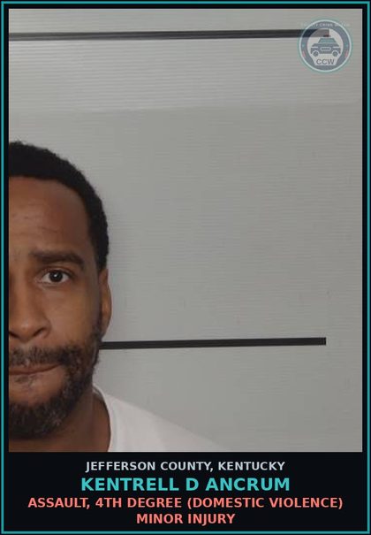 CCW arrest card for Kentrell D Ancrum in Jefferson County: CRIMINAL TRESPASS-1ST DEGREE