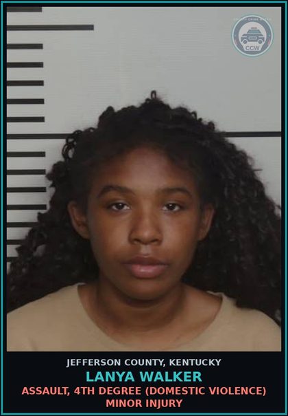 CCW arrest card for Lanya Walker in Jefferson County: ASSAULT, 4TH DEGREE (DOMESTIC VIOLENCE) MINOR INJURY