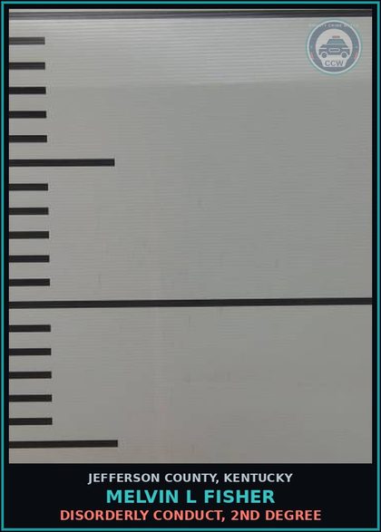 CCW arrest card for Melvin L Fisher in Jefferson County: INDECENT EXPOSURE, 1ST DEGREE, 1ST OFFENSE