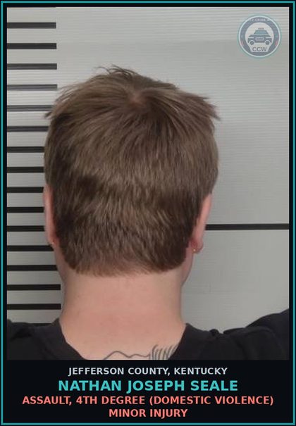 CCW arrest card for Nathan Joseph Seale in Jefferson County: ASSAULT, 4TH DEGREE (DOMESTIC VIOLENCE) MINOR INJURY