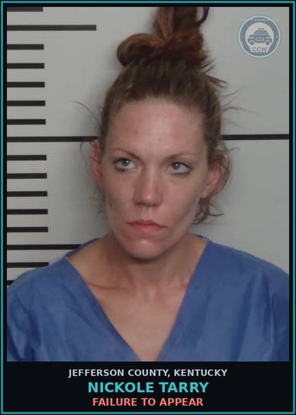 CCW arrest card for Nickole Tarry in Jefferson County: FAILURE TO APPEAR