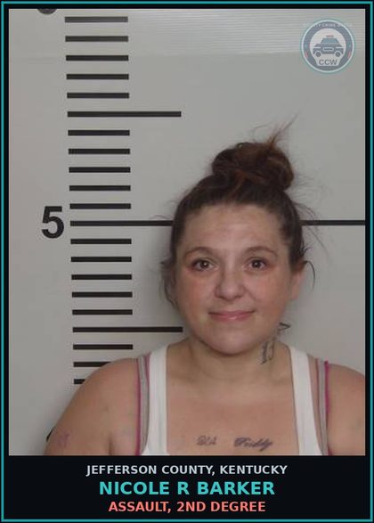 CCW arrest card for Nicole R Barker in Jefferson County: ASSAULT, 2ND DEGREE