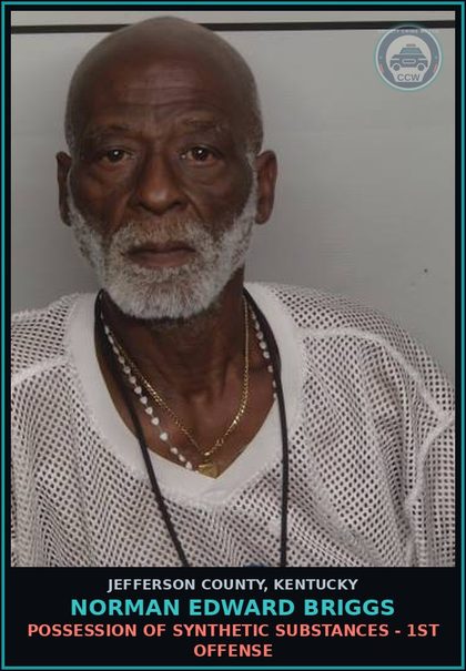 CCW arrest card for Norman Edward Briggs in Jefferson County: CRIMINAL TRESPASSING-3RD DEGREE