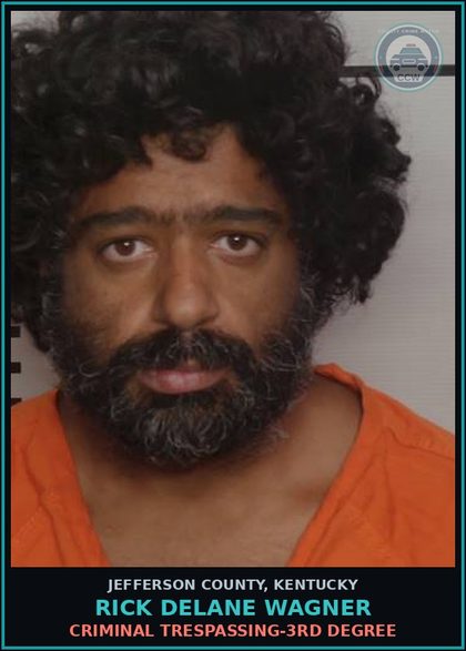CCW arrest card for Rick Delane Wagner in Jefferson County: CRIMINAL TRESPASSING-3RD DEGREE