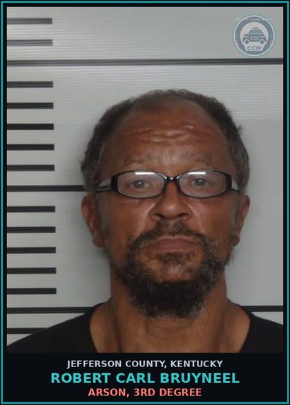 CCW arrest card for Robert Carl Bruyneel in Jefferson County: WANTON ENDANGERMENT-1ST DEGREE