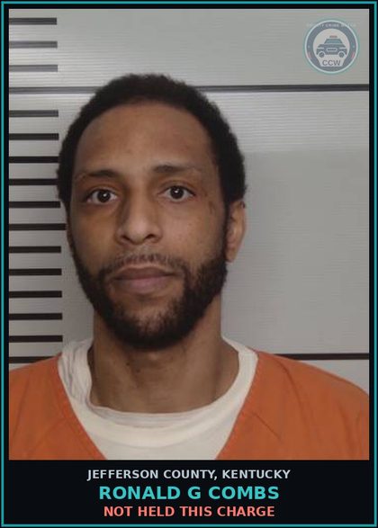 CCW arrest card for Ronald G Combs in Jefferson County: NOT HELD THIS CHARGE