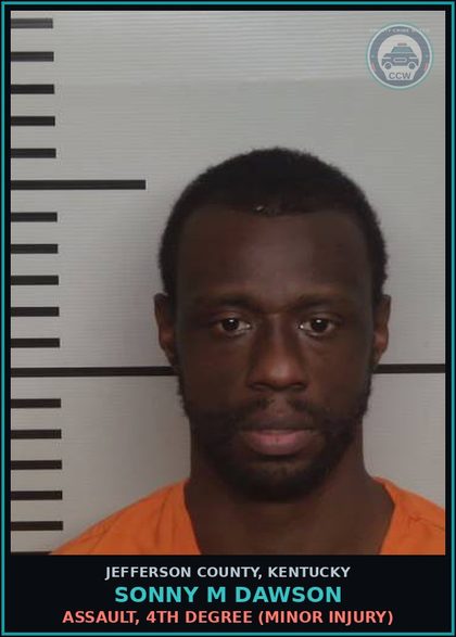 CCW arrest card for Sonny M Dawson in Jefferson County: ASSAULT, 4TH DEGREE (MINOR INJURY)