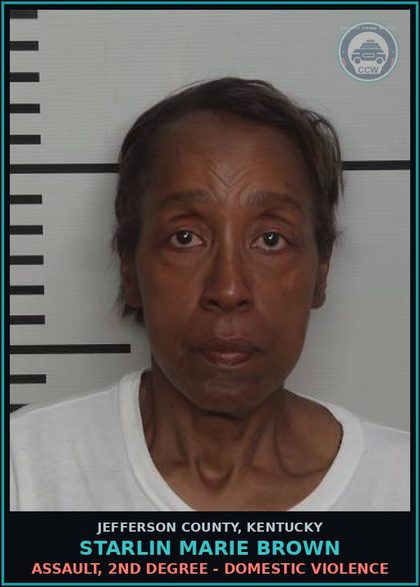 CCW arrest card for Starlin Marie Brown in Jefferson County: ASSAULT, 2ND DEGREE - DOMESTIC VIOLENCE