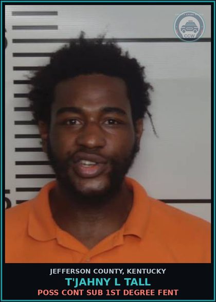 CCW arrest card for T'Jahny L Tall in Jefferson County: PROBATION VIOLATION (FOR TECHNICAL VIOLATION)