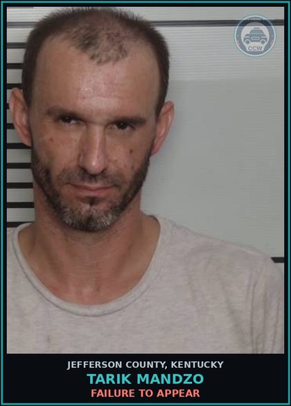 CCW arrest card for Tarik Mandzo in Jefferson County: FAILURE TO APPEAR