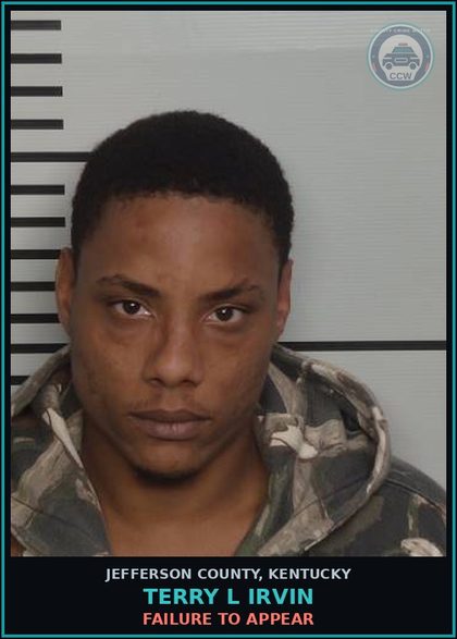 CCW arrest card for Terry L Irvin in Jefferson County: FAILURE TO APPEAR