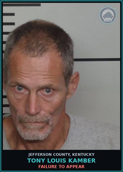 CCW arrest card for Tony Louis Kamber in Jefferson County: FAILURE TO APPEAR