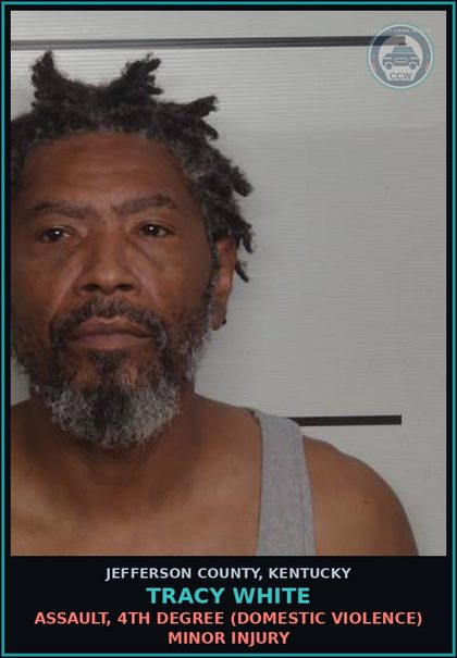 CCW arrest card for Tracy White in Jefferson County: STRANGULATION 1ST DEGREE (DOMESTIC VIOLENCE RELATED)