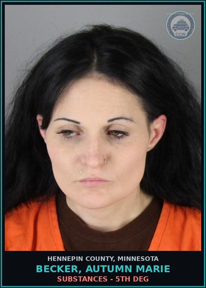 CCW arrest card for BECKER, AUTUMN MARIE in Hennepin County: DRUGS - 5TH DEG