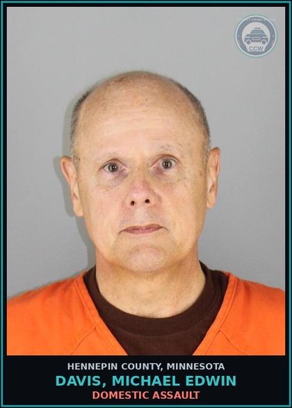 CCW arrest card for DAVIS, MICHAEL EDWIN in Hennepin County: DOMESTIC ASSAULT