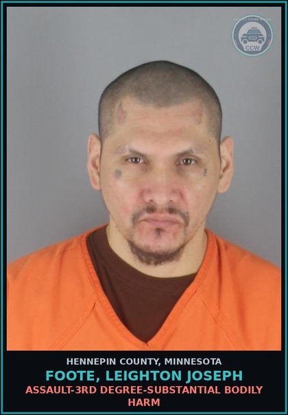 CCW arrest card for FOOTE, LEIGHTON JOSEPH in Hennepin County: ASSAULT-3RD DEGREE-SUBSTANTIAL BODILY HARM