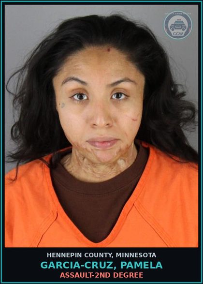 CCW arrest card for GARCIA-CRUZ, PAMELA in Hennepin County: ASSAULT-2ND DEGREE