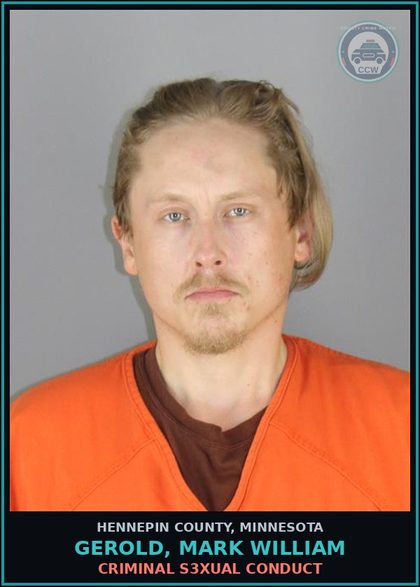 CCW arrest card for GEROLD, MARK WILLIAM in Hennepin County: CRIMINAL s3xual CONDUCT