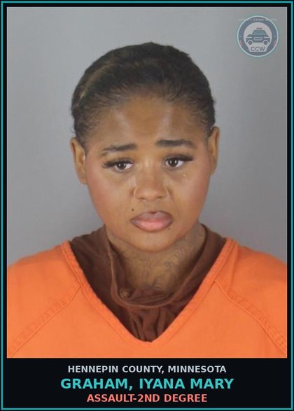 CCW arrest card for GRAHAM, IYANA MARY in Hennepin County: ASSAULT-2ND DEGREE