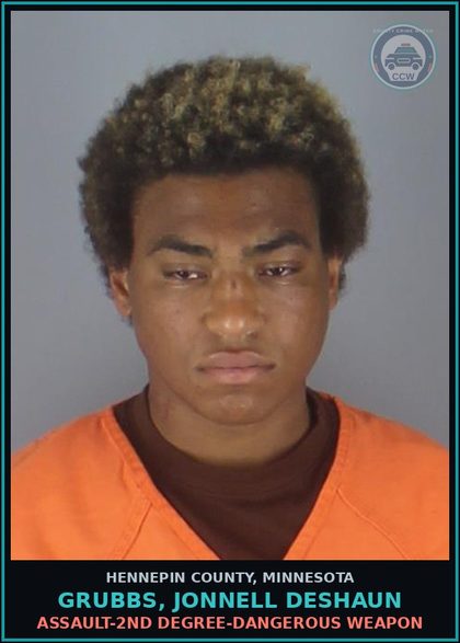 CCW arrest card for GRUBBS, JONNELL DESHAUN in Hennepin County: OTHER COUNTY/FELONY